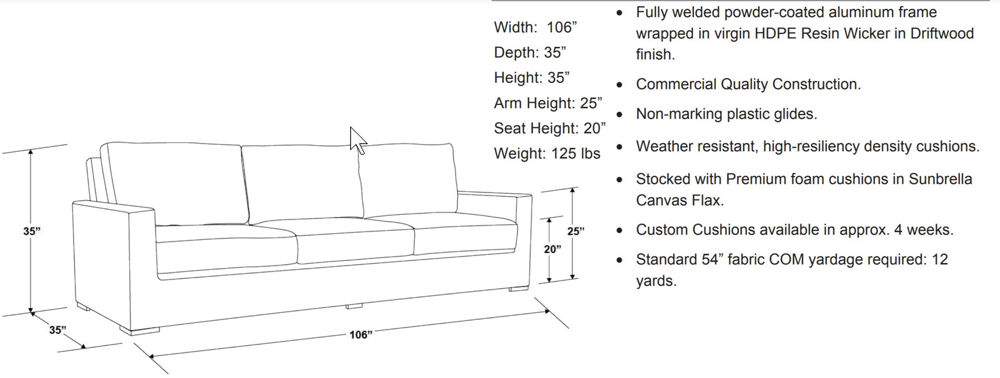 schematic sofa